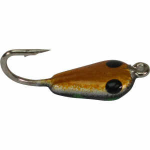 Image of Widow Maker Lures Tungsten Shrimp Jigs | Gold-Black Polka-Dot