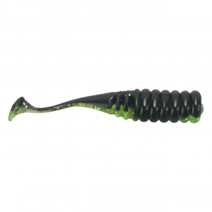 Image of Jenko Big T Tickle Fry Soft Bait | Midnight Chartreuse