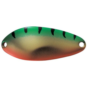 Image of ACME Tackle Little Cleo Spoon | Metallic Perch; 1/8 oz.