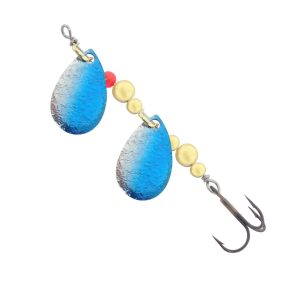 Image of Thomas Double Spinn | Silver/Blue; 1/6 oz.