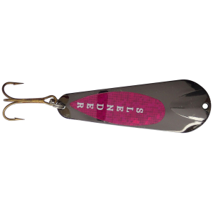 Image of Custom Jigs & Spins Slender Spoon | Black Nickel/Purple; 5/16 oz.