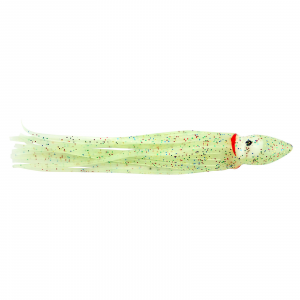 Image of P-Line Sunrise Squid Skirt | Glow/Rainbow Flake; 2 1/2 in.