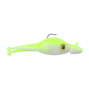 Image of Strike King Mr. Crappie Scizzor Shad Jigs | Refrigerator White; 1/16 oz.