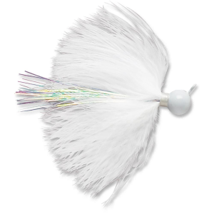 Image of VMC Dominator Marabou Jig | White; 1/16 oz.