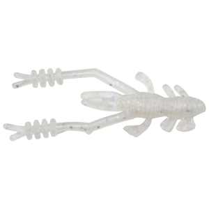 Image of Eurotackle Micro Finesse Shrimp X | White; 1.5 in.