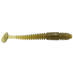 Image of Eurotackle Micro Finesse B-Vibe | Green Pumpkin; 2 in.