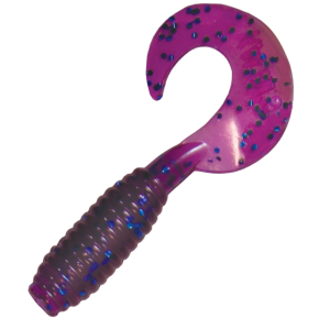 Image of Kalin's Lunker Grub Soft Bait | Electric Blue; 5 in.