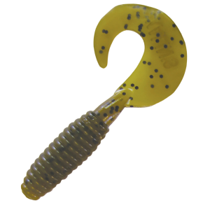 Image of Kalin's Lunker Grub Soft Bait | Green Pumpkin 5 in.