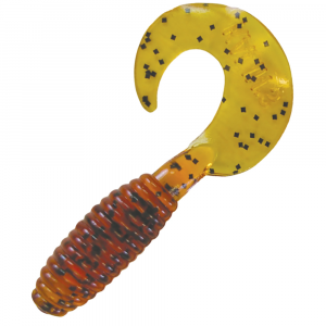 Image of Kalin's Lunker Grub Soft Bait | Pumpkin Salt Pepper 5 in.