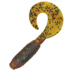 Image of Kalin's Lunker Grub Soft Bait | Pumpkin Salt Pepper Green Flake 5 in.