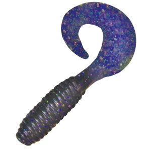 Image of Kalin's Lunker Grub Soft Bait | Silver Hologram; 5 in.