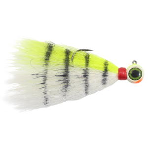 Image of Northland Deep-Vee Bucktail Jig | Chartreuse; 3/8 oz.