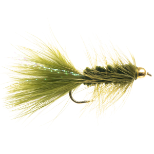 Image of Bead Head Woolly Bugger Streamer - 2 Pack | Olive; 8
