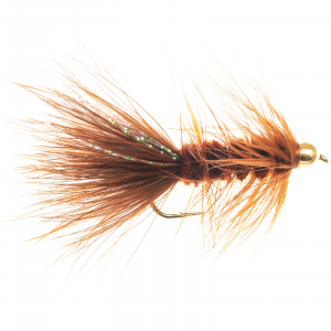 Image of Bead Head Woolly Bugger Streamer - 2 Pack | Brown; 6