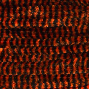 Image of Wapsi Variegated Chenille | Black Orange