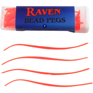 Image of Raven Bead Pegs | Orange