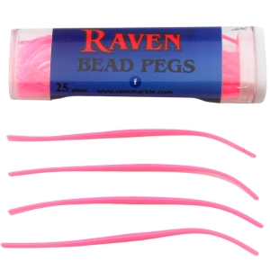 Image of Raven Bead Pegs | Pink