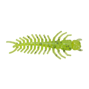 Image of Eurotackle Micro Finesse Hellgrammite Soft Bait | Chartreuse