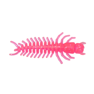 Image of Eurotackle Micro Finesse Hellgrammite Soft Bait | Pink