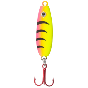 Image of Northland Forage Minnow Spoon | Bubblegum Tiger; 1/4 oz.