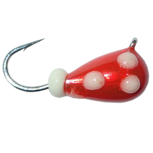 Image of Fiskas Epoxy & Metallic Wolfram Tungsten Jig | Red Glow Spot; 5 mm