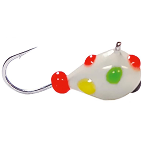 Image of Fiskas Epoxy & Metallic Wolfram Tungsten Jig | Wonder Bread Glow; 5 mm