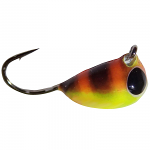 Image of Fiskas Hand-Painted Wolfram Tungsten Jig | Fire Tiger; 5 mm