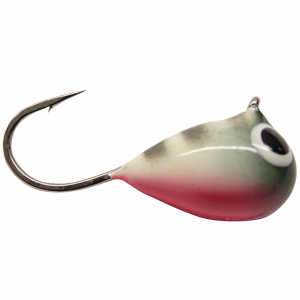 Image of Fiskas Hand-Painted Wolfram Tungsten Jig | Zebra Stripe Glow; 5 mm