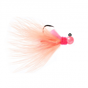 Image of Hawken Marabou Series AeroJig | Pearl Pink/Cerise/Pink/Peach; 1/16 oz.