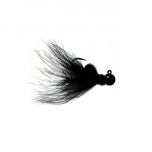 Image of Hawken Marabou Series AeroJig | Black; 1/4 oz.