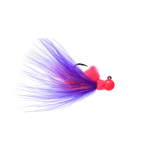 Image of Hawken Marabou Series AeroJig | Cerise/Cerise/Purple; 1/4 oz.