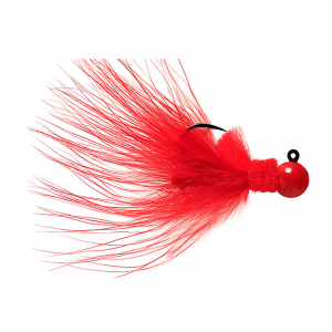 Image of Hawken Marabou Series AeroJig | Red; 1/4 oz.