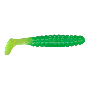 Image of Charlie Brewer's Crappie/Panfish Slider Grubs | Grasshopper; 1 1/2 in.