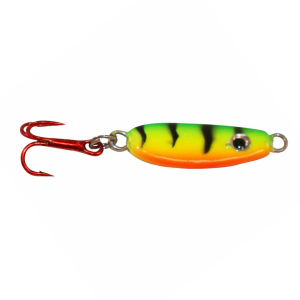 Image of Northland UV Forage Minnow Jigging Spoon | Firetiger; 1/32 oz.