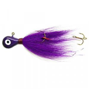 Image of Venom High Dollar Stinger Bucktail Jig | Purple HD/Purple/Purple Flash; 1/4 oz.