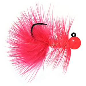 Image of Hawken Woolly Bugger Jig | Cerise Head/Cerise; 1/32 oz.