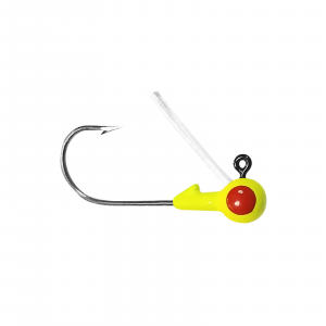 Image of Big Bite Baits BBJ Weedless Jig Heads | Chartreuse; 1/32 oz.