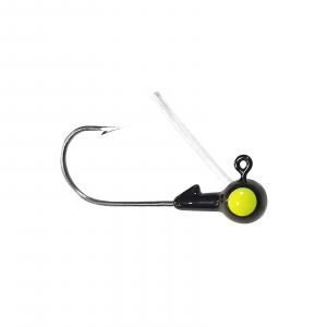 Image of Big Bite Baits BBJ Weedless Jig Heads | Black; 1/32 oz.