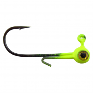 Image of Big Bite Baits BBJ Vertex Jig Heads | Chartreuse; 1/32 oz.