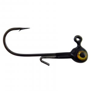 Image of Big Bite Baits BBJ Vertex Jig Heads | Black; 1/32 oz.