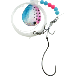 Image of Walleye Nation Creations Double Trouble Blade Harness | Rainbow