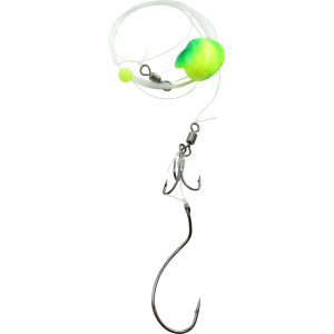 Image of Walleye Nation Creations Double Trouble Spin Float Harness | Yellow Green