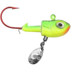 Image of Northland Thumper Spin Jig Head | Firetiger; 1/8 oz.