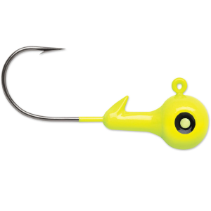 Image of VMC Hard Ball Jig Heads | Chartreuse; 1/8 oz.; Small