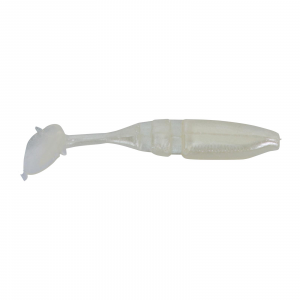 Image of Lake Fork Trophy Lures Boot Tail Baby Shad Swimbait | Pearl; 2 1/4 in.