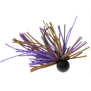 Image of Keitech Tungsten Mono Spin Jig | Brown Purple; 1/16 oz.