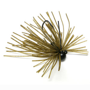 Image of Keitech Tungsten Mono Spin Jig | Green Pumpkin; 3/32 oz.
