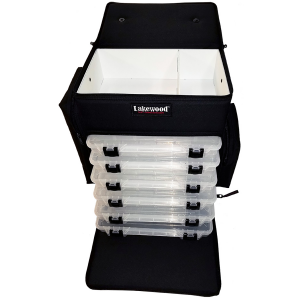 Image of Lakewood Magnum Top Shelf Tackle Storage Box | Black