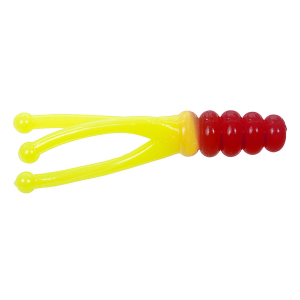 Image of Strike King Mr. Crappie Joker Soft Bait | Red/Chartreuse; 2 in.