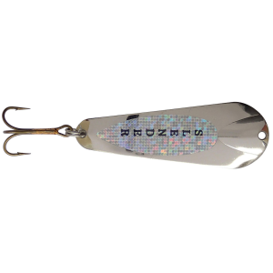 Image of Custom Jigs & Spins Slender Spoon | Nickel/Silver; 1/8 oz.